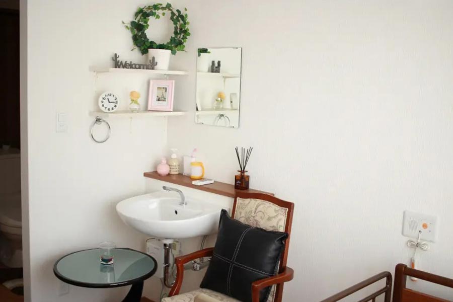 スイートガーデン枚方の個室インテリア